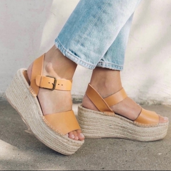 Soludos Minorca High Platform Leather Sandal - Picture 7 of 8